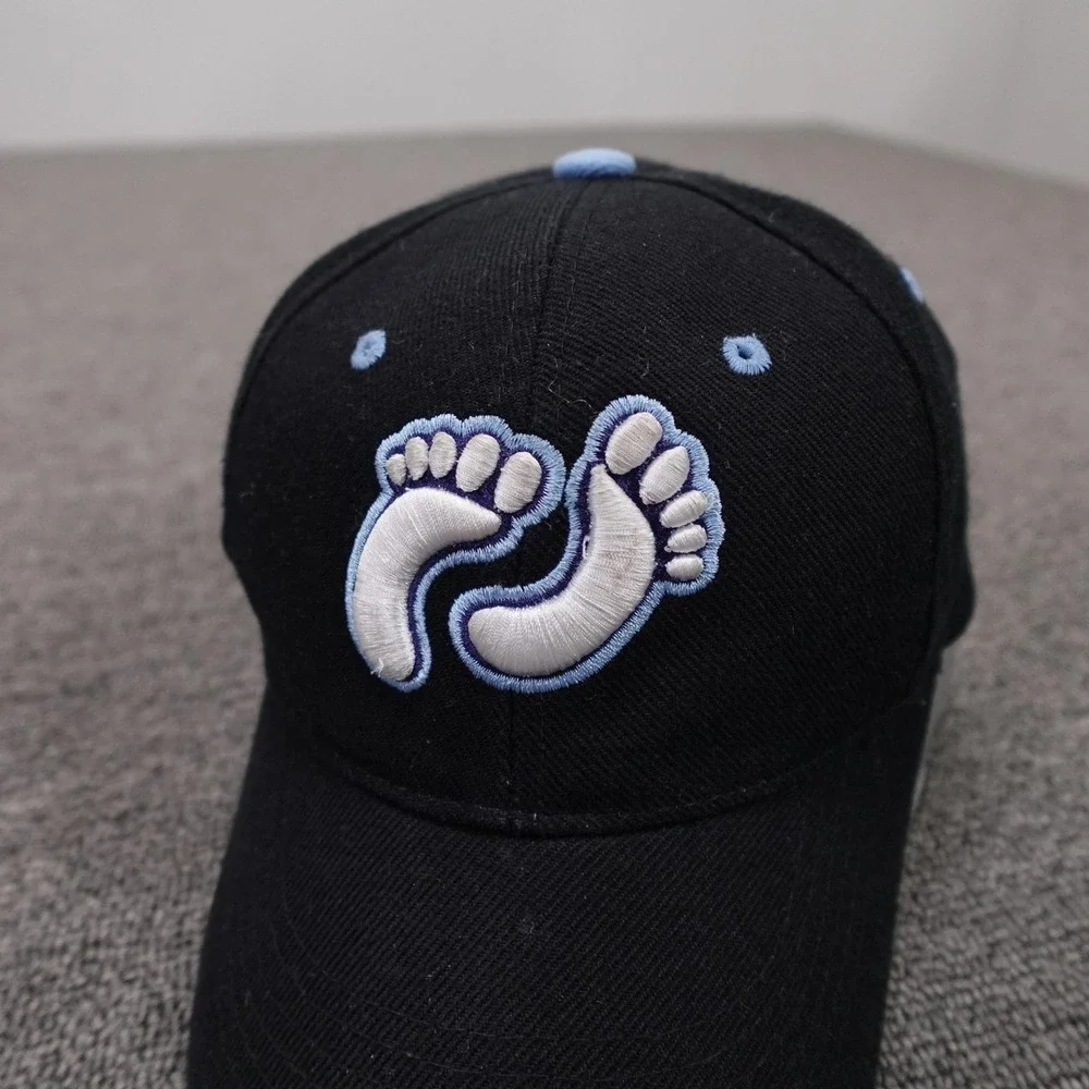 North Carolina Tar Heels Hat Cap Strap Back Youth Black Twill Embroidered Boys